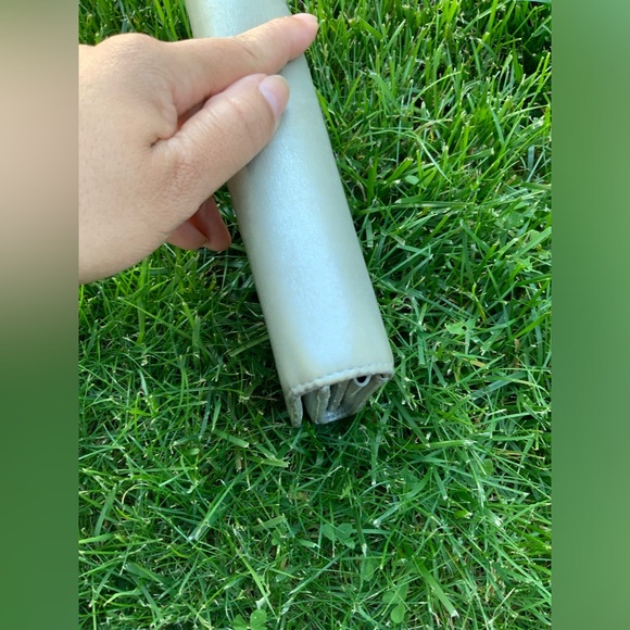 Authentic Chanel timelessness Silver Metallic Flap Wallet. - Picture 14 of 16